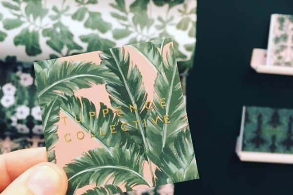 Another very talented lady... check out @tuppencecollective  some lovely patterns and design and the best business card yet!