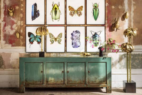 green sideboard