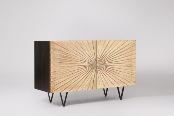 swoon gold sideboard